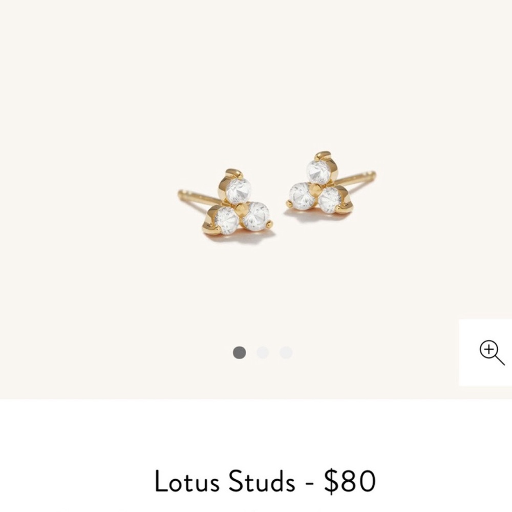 Mejuri Lotus Earrings